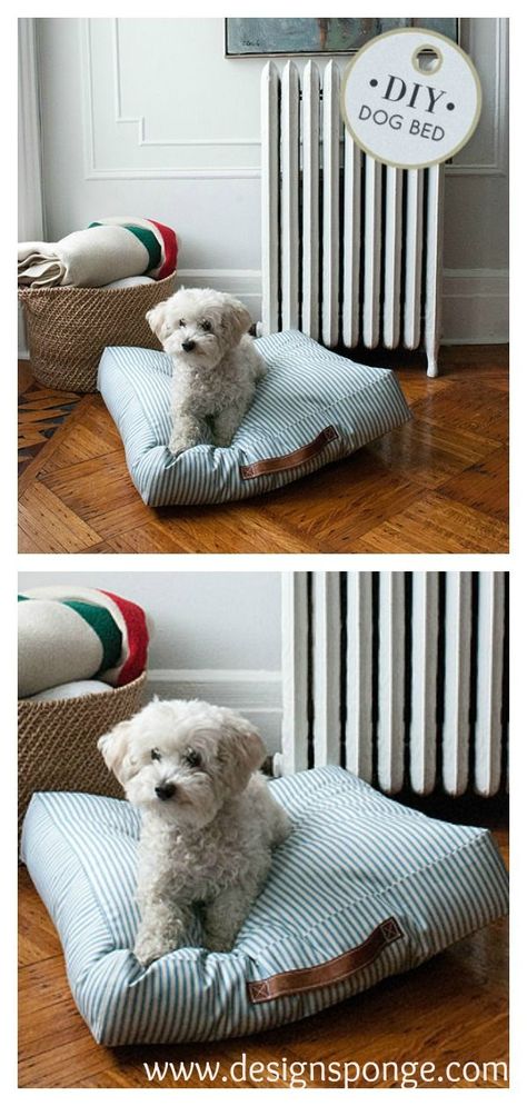 Pet Bed Free Sewing Pattern #freesewingpattern #sewingpattern #petbedfreepattern Sewing Pet Bed, Free Dog Bed Pattern, Dog Bed Patterns Free Sewing, Dog Bed Sewing Pattern Free, Dog Bed Patterns Free, Homemade Pet Beds, Sew Dog Bed, Homemade Dog Bed, Dog Bed Pattern