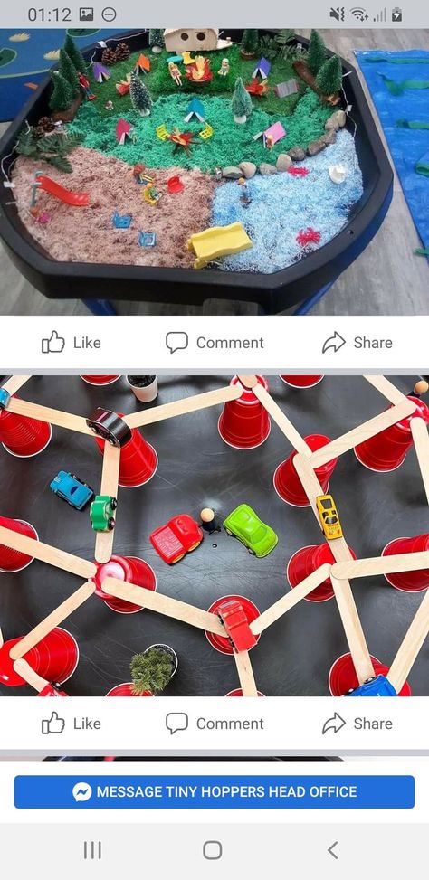 Tuff Table Activities, Transportation Tuff Tray Ideas, Preschool Activities Tuff Tray, Filling And Emptying Activities Eyfs, Simple Tuff Tray Ideas, Tuff Table, Tinker Table, Reggio Provocations, Tuff Tray Ideas Toddlers