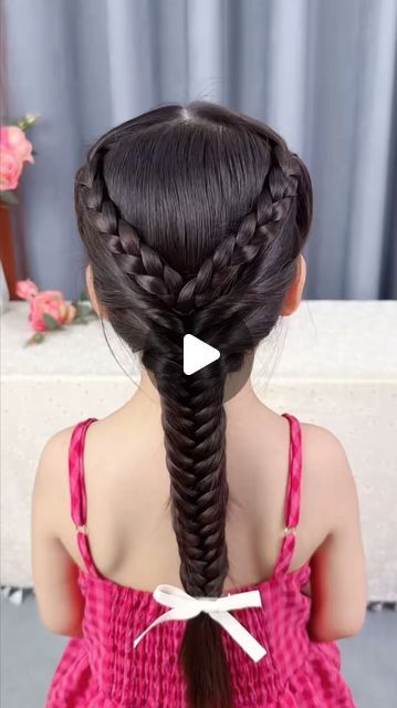 Children Hairstyles For School, Quick Braided Hairstyles For Kids, Bunches Hairstyles, Back To School Hairstyles For Kids, Braids Trending, Kids School Hairstyles, Hair Stayl, Hear Style, Hairstylist Hairstyles