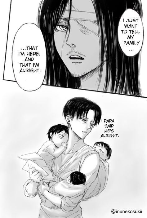 Eren Jaeger x Levi Ackerman / Shingeki no Kyojin Manga Levi, Birth Manga, Mpreg Birth, Anime Pregnant, Mpreg Anime, Anime Bebe, Eren Aot, Attack On Titan Comic, Attack On Titan Ships