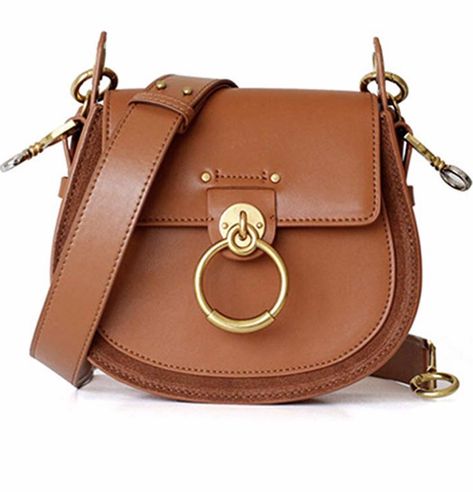 The Chloe Tess Bag £40 dupe Chloe Tess Bag, Chloe Tess, Vintage Leather Handbag, Small Shoulder Bags, Chloe Handbags, Brown Leather Handbags, Best Handbags, Designer Crossbody, Fashion Lady