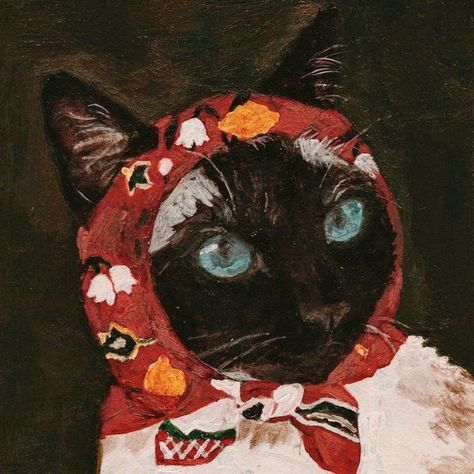 zai on Twitter: "omg look at these babushkats… " Illustration Kunst, Vintage Cartoons, Bel Art, Art Mignon, Art Carte, Cat Icon, Art Et Illustration, Cats Illustration, Arte Animal