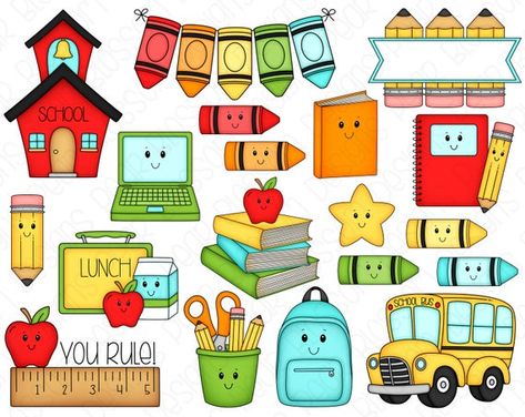 Hey, I found this really awesome Etsy listing at https://www.etsy.com/listing/1053635399/school-faces-clipart-set-hand-drawn School Kawaii, Teaching Clipart, Kawaii School, Teacher Clipart, Pear Blossom, School Clipart, Blossom Design, Artwork Images, Digital Scrapbooking Kits