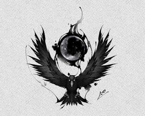 Back Tattoo Men, Crow Tattoo Design, Black Bird Tattoo, Small Chest Tattoos, 1 To 100, Crow Tattoo, Muster Tattoos, Neck Tattoo For Guys, Raven Tattoo