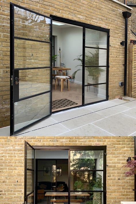 We design and install steel and aluminium doors. Find out more. Steel Glass Doors, Doors Outdoor, Aluminium Glass Door, Steel French Doors, Garage Remodel, Aluminium Doors, Steel Doors, Glass Doors, French Doors