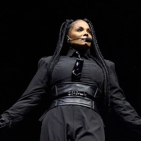 Janet Jackson on Instagram: "Tonight marks the last night of the US leg of the Together Again tour! We’ve had an incredible time and we owe it all to God and YOU! We’ll see you again in UK/Europe in September 😘  Costume Design: @thombrowne  Shoes: @louboutinworld & @drmartensofficial  Makeup: @prestonmakeup  Braids & hair styling: @theurbanmeet Color & hair styling: @chrisriosbeauty" Janet Jackson Style, Janet Jackson Costume, Europe In September, Scream Outfits, Dance Inspiration, Braids Hair, Together Again, Janet Jackson, See You Again