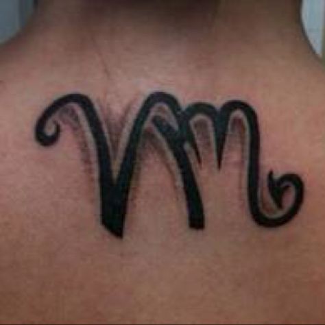 Aries / Scorpio tat Aries And Scorpio Tattoo, Aries Zodiac Tattoos, Scorpio Zodiac Tattoos, Scorpio Aries, Justice Tattoo, Virgo Constellation Tattoo, Maching Tattoos, Phoenix Tattoos, Gemini And Scorpio