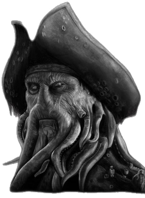 Davy Jones Tattoo, Davy Jones Pirates, Bug Tattoo, Pirate Skull, Davy Jones, Jack Sparrow, S Tattoo, Pirates Of The Caribbean, The Caribbean