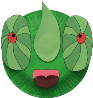 lizard crafts | dltk s crafts for kids paper plate chameleon craft Reptiles Preschool, Lizard Craft, Chameleon Craft, Reptile Crafts, Numeral 1, Paper Plate Art, Frilled Lizard, Paper Plate Animals, Storytime Crafts