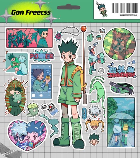 @ hxhsaikaishite
#killuazoldyck
#gonfreecss
#killua
#gon
#hxh
#hxhfanart
#hunterxhunter Gon Hxh, Killua And Gon, Hxh Characters, Artist Alley, Hunter Anime, Anime Stickers, Hunter X Hunter, Sticker Sheet, Sticker Art