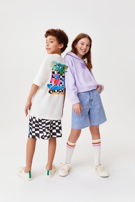 Sustainability Kids, Long Sleeve Kids, Knee Length Shorts, Photoshoot Concept, Branding Photoshoot, Fashion Photoshoot, Fashion Company, Kids Wear, World Of Fashion