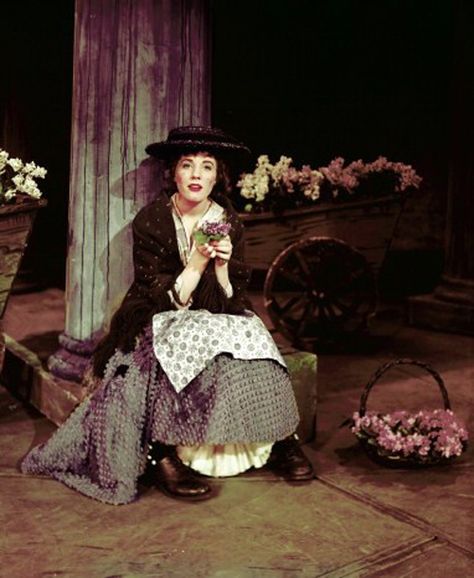 Julie Andrews as Eliza Doolittle, My Fair Lady Julie Andrews Children, Blake Edwards, Eliza Doolittle, Musical Plays, Theatre Life, Julie Andrews, Broadway Theatre, My Fair Lady, Fair Lady