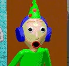 Baldi's Basics Fanart, My Reaction, Baldi's Basics, 웃긴 사진, Silly Images, Silly Pictures, Green Shirt, Crazy Kids, Reaction Pictures