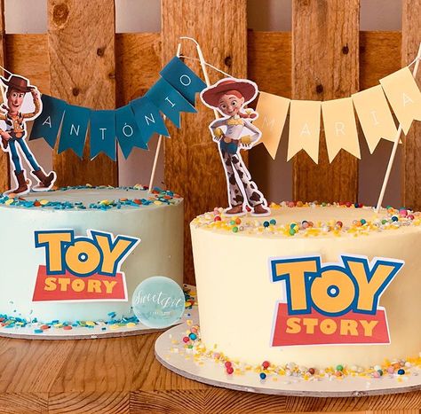 Jesse Toy Story Cake, Toy Story Diy Cake, Toy Story Simple Cake, Toy Story Cake Simple, Toy Story Birthday Cake Simple, Simple Toy Story Cake Ideas, Toy Story 3rd Birthday Cake, Toy Story Themed Cake, Easy Toy Story Cake