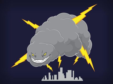 Hurricane Typhoon Thunder Storm Cloud Cartoon Vector Drawing Typhoon Drawing, Cloud Cartoon, Thunder Storm, Monster Cartoon, Storm Clouds, Vector Drawing, Cartoon Icons, Vector Art, Pop Art