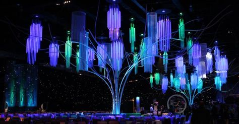 String Curtains, Gov Ball, Neon Party, Event Lighting, Ceiling Decor, Stage Design, String Lights Outdoor, Tv Stars, Light Art