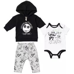 Goth Baby, 3 Piece Outfit, Disney Nightmare Before Christmas, Newborn Christmas, Baby Hoodie, Oogie Boogie, Stylish Pants, Girls Fleece, Baby Boy Or Girl