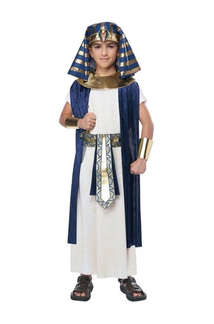 Egypt Costume Kids, Pharaoh Costume Diy, Bible Character Costumes Kids, Drunk Olympics, Egyptian Diy Costume, Halloween Costume Boy, Egypt Costume, Biblical Costumes, Amun Ra