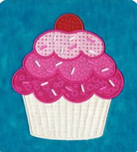 Appliqué Ideas, Eat Cupcakes, Bathroom Printables, Applique Work, Machine Pattern, Applique Quilting, Machine Embroidery Applique, Applique Pattern, Wall Quilts