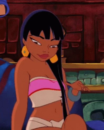 Chel Disney, Hayao Miyazaki Art, Non Disney Princesses, Cartoon Movie Characters, Female Cartoon Characters, Princess Pictures, Black Cartoon Characters, Female Cartoon, Black Cartoon