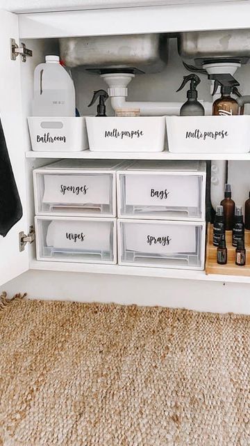 Clean Organized House Aesthetic, Small Pantry Organization Kmart, Single Fridge Organization, Tiny Fridge Organization, Fridge Organization Kmart, Kmart Pantry Organisation, Kmart Organisation Hacks, Apartment Fridge Organization, Kmart Bedroom Ideas