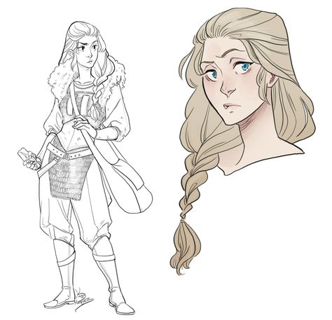 Maiden Character Design, Braid Drawing Reference, Braid Drawing, Botox Cost, Hairstyle Braid, Arte Sketchbook, Fantasy Inspiration, Character Design References, Character Creation