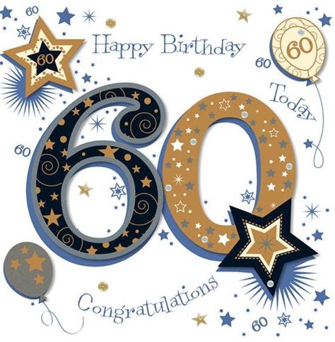 Male 60th Birthday, Birthday Card Black, 60th Birthday Card, Talking Picture, 60th Birthday Cards, Happy 60th Birthday, 60th Birthday, Facebook Cover, Decoupage