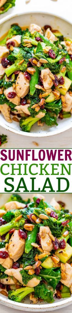 Butter Dressing, Sunflower Seed Butter, Satisfying Salads, Chicken Veggies, Chicken Broccoli, Seed Butter, Sunflower Seed, Juicy Chicken, Simple Recipes