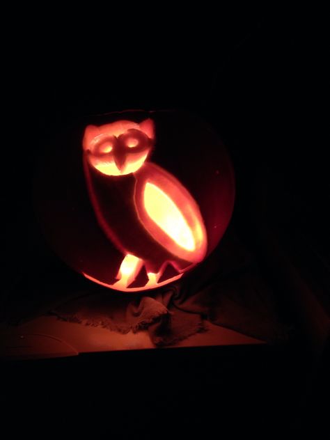 drake owl carving Drake Pumpkin Carving, Drake Pumpkin, Spooky Picnic, Drake Owl, Easy Pumpkin Carving Ideas, Owl Carving, Easy Pumpkin Carving, Pumpkin Carving Designs, Pumpkin Carving Ideas