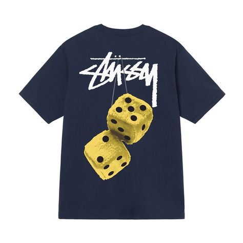 Men's Tees: Graphic Tees & Basic Logo T-Shirts by Stüssy Fuzzy Dice, Dice Design, Streetwear Essentials, Skate Wear, Graphic Design Logo, Printed Tees, Mens Tees, Tshirt Logo, Timeless Fashion