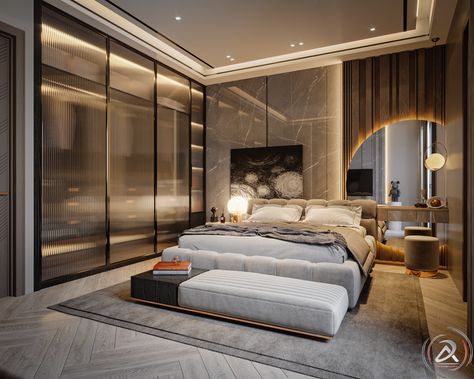 Elegant Modern Bedroom, Beautiful Bed Designs, Bedroom Design Trends, Modern Bedroom Interior, Прикроватные Тумбочки, Luxury Bedroom Master, Inspire Me Home Decor, Small Room Design, Modern Bedroom Design