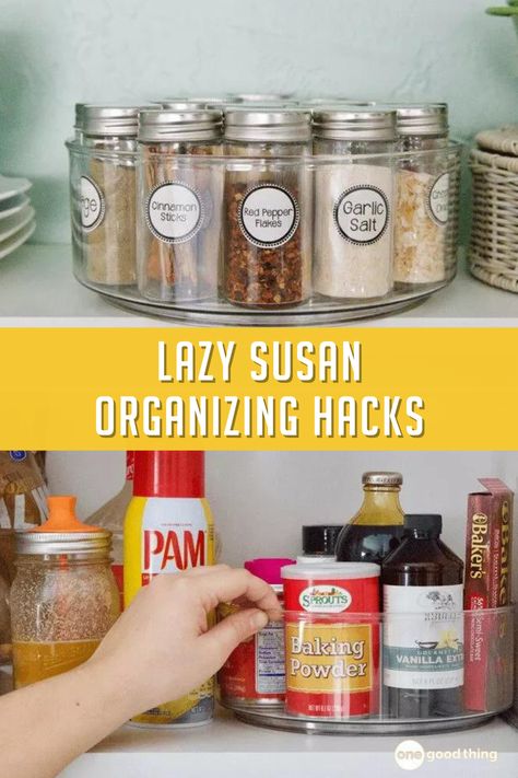 12 simple and helpful uses for a lazy Susan Lazy Susans Ideas, Lazy Susan Storage Ideas, Lazy Susan Hacks, Lazy Susan Organization Ideas, Lazy Susan Storage, 2 Tier Lazy Susan, Large Lazy Susan, Lazy Susan Kitchen, Diy Lazy Susan