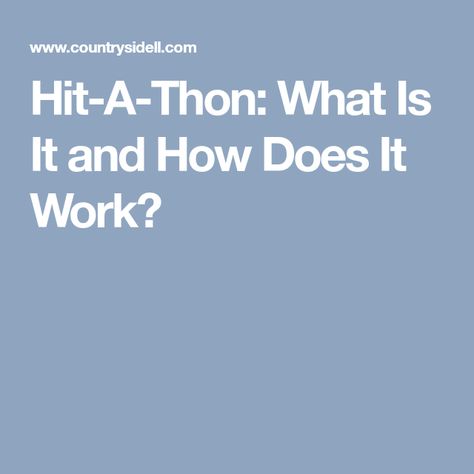 Hit-A-Thon: What Is It and How Does It Work? Hit A Thon Fundraiser, Baseball Fundraiser, Team Schedule, Collection Letter, Team Pictures, Softball Players, Fundraising Ideas, All Team, Fun Events