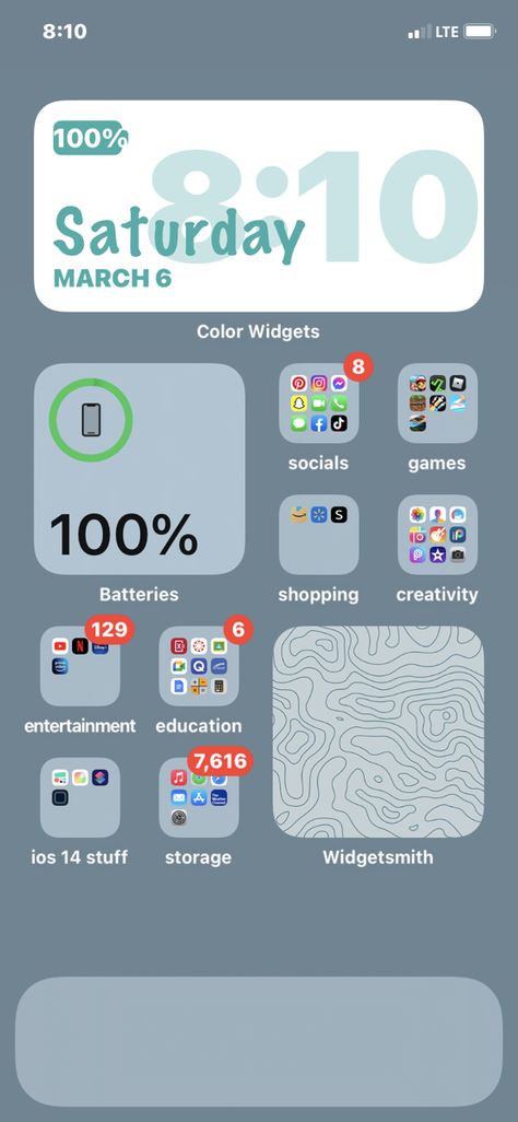 Soft Aesthetic Homescreen, Easy Homescreen Ideas, Home Screen Set Up, What’s On My Phone, Iphone 11 Home Screen Layout Ideas, What’s On My Iphone, Homescreen Ideas Simple, Iphone Home Screen Layout Organized, Ios Home Screen Layout