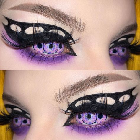 Sclera Contacts, Epic Ink Liner, Cool Contacts, Body Ideas, Vampire Bride, Eye Contacts, Make Up Inspo, Creative Eye Makeup, Sfx Makeup