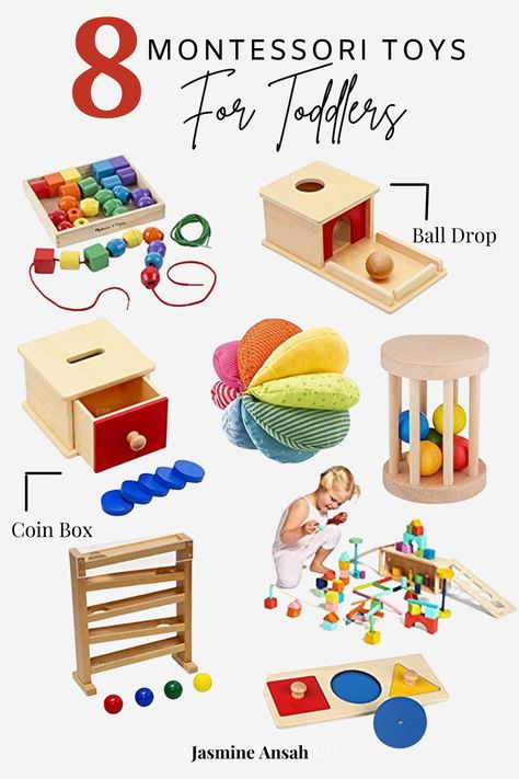 Looking for the Best Montessori toys for your toddler? Check out these Montessori toys for 1 year olds~ Homemade Montessori, Best Montessori Toys, Rocking Bed, Best Toddler Toys, Montessori Playroom, Baby Montessori, Toys Montessori, Best Educational Toys, Toys For Toddlers