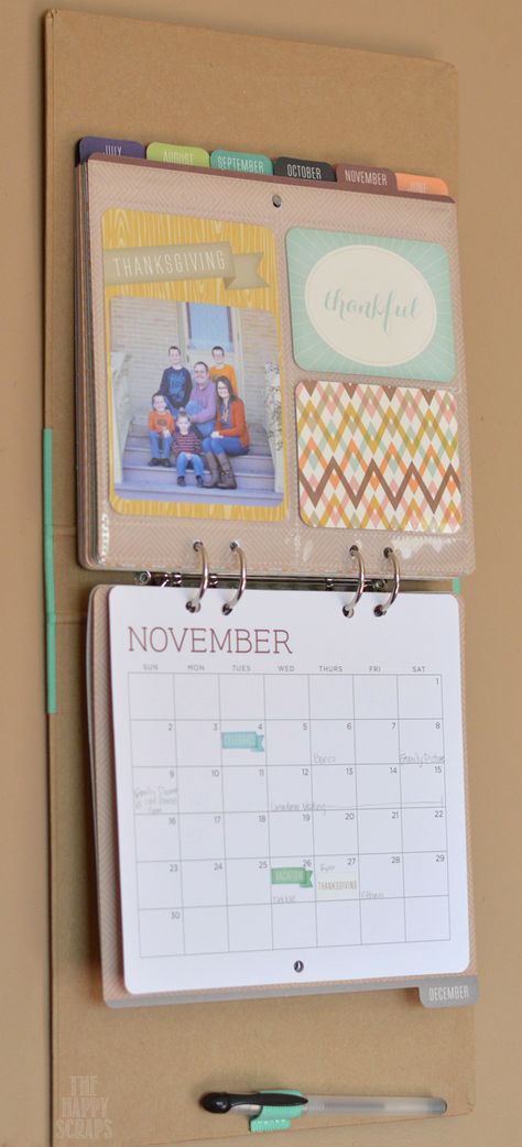 full-calendar-november Photo Calendar Diy, Homemade Calendar, Altered Reality, Paper Calendar, Work Cubicle, Personalised Calendar, Personalized Calendar, Calendar Kit, Household Binder