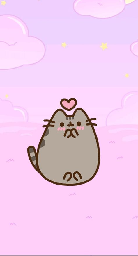 Pusheen Cat Wallpaper, Pusheen Wallpaper, Pink Pusheen, Pusheen Love, Corak Menjahit, Pusheen Cute, Images Kawaii, Pusheen Cat, Cute Kawaii Drawings