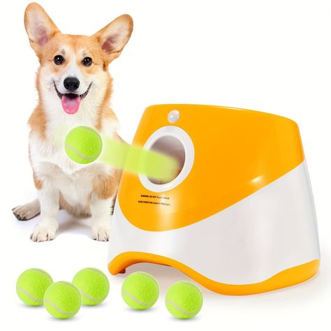 Tennis Ball Launcher, Tennis Ball Machine, Dog Ball Launcher, Pet Ball, Ball Launcher, Innovative Gadget, Outdoor Training, Dog Ball, Tennis Balls