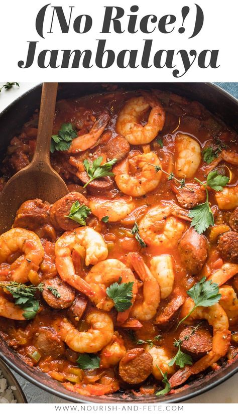 Authentic Creole Jambalaya Recipe, Cabbage Jambalaya, Jumbolia Recipes, Recipe For Jambalaya, Seafood Sausage, Jambalaya Rice, Creole Jambalaya, Jambalaya Recipe Easy, Easy Skillet Meals