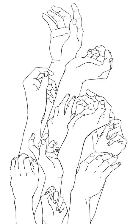 tumblr mtlibdmspa1s2rrw7o1 500 Hands Reaching Up Reference, Many Hands Reaching Out, Reaching Hands Drawing, Hands Reaching Up, Finger Touching Drawing, Hands Reaching Out Drawing, Reaching Up Pose Reference, Reaching Out Pose Reference, Reaching Hand