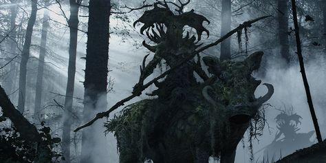 Maleficent -tree people Film Maleficent, Maleficent Art, Maleficent 2014, Maleficent Movie, Animation Disney, Beast Creature, Disney Maleficent, Concept Art World, Disney Concept Art