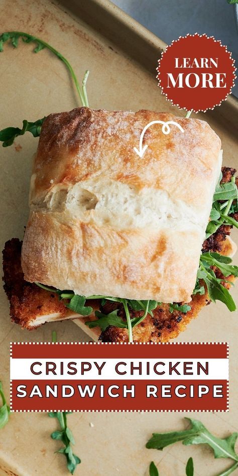 Skip takeout or carryout and make a super crispy chicken sandwich recipe at home. Italian chicken cutlet sandwiches are the easy weeknight dinner idea the whole family will love! Chicken sandwich. Spicy chicken sandwich. Chicken Cutlet sandwich. Chicken Filet Sandwich, Ciabatta Sandwich Recipes Chicken, Crispy Chicken Sandwich Ideas, Chicken Schnitzel Sandwich, Chicken Cutlet Sandwich Recipes, Crispy Chicken Sandwich Recipes, Italian Chicken Cutlet, Breaded Chicken Sandwich, Italian Chicken Sandwiches