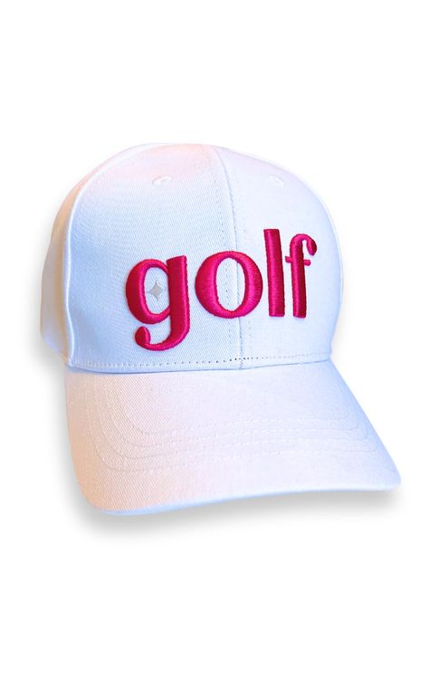 PRICES MAY VARY. Created by Women Owned + Veteran Owned Business // 100% 30 Day Money Back Guarantee Elevate Your Golf Style: Introducing our women's golf hat in a chic deep pink & white 3D RAISED EMBROIDERY logo design – the perfect blend of fashion and function for the modern female golfer. Stand out on the fairways with our eye-catching color combination. Express your individuality while maintaining a polished and professional look during your golf sessions. Premium Quality Construction: This Golf Chic Attire, Female Golfer, Cute Golf, Trendy Golf, Golf Girl, Golf Accessories Ladies, Womens Golf Hats, Golf Style, Golf Outing