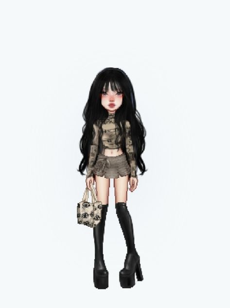 Everskies Black Outfit, Ever Skies Outfits, Everskies Outfits Black, Everskies Dress, Estilo Bratz, Best Dress Up Games, Alt Summer Outfits, Dance Style Outfits, Kawaii Outfit Ideas