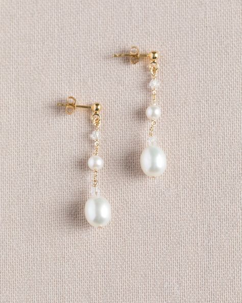 Jolie Threaders | Bridal Earrings by Sarah Walsh Bridal Jewellery — Sarah Walsh Bridal Jewellery Inc Wedding Jewelery, Ottawa Canada, Boho Glam, Bridal Earrings Pearl, Wedding Vibes, Jewelry Studio, Jewelry Lookbook, Bridal Jewellery, White Earrings