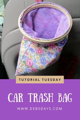 Car Trash Bag Diy, Car Trash Bag, Travel Sewing, Pouch Sewing, Trash Can For Car, Bag Sewing, Car Trash, Trash Bag, Bag Patterns To Sew