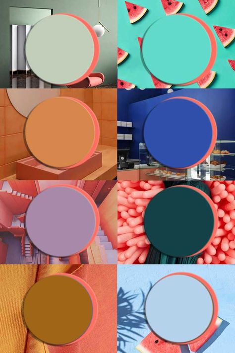 Top Color Trends 2024 starting from Pantone Color of the Year Coral Interior, Design Color Trends, Pantone 2020, Safari Chic, Graphisches Design, Color Trends Fashion, Design Blogs, Living Coral, Diy Interior