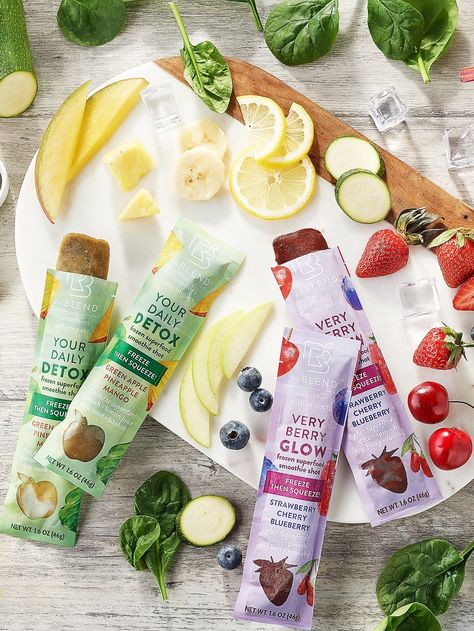 Smoothie Pops, Healthy Brands, Healthy Fruit Smoothies, Food Business Ideas, Otter Pops, Food Innovation, Fruit Pops, Nutrition Drinks, Light Snacks