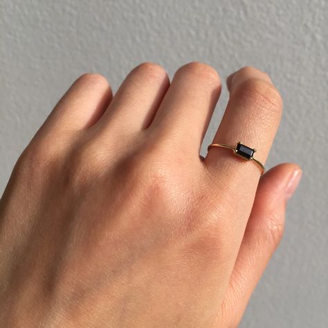 Jennie Kwon Designs | Shop Designer Jewelry Onyx Rings Women, Jennie Kwon, Black Onyx Stone, Black Onyx Ring, Onyx Ring, Onyx Stone, Jewelry Business, Dainty Ring, 14kt Gold